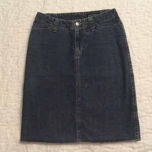 Boho denim skirt, Club Monaco, great condition